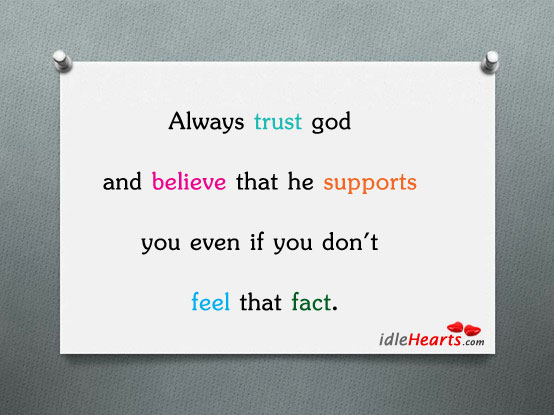 Believe And Trust