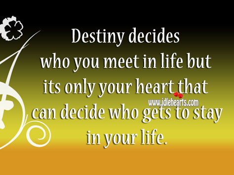 quotes about destiny and life