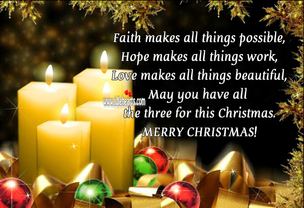 Wishing you a merry christmas! Christmas Quotes Image