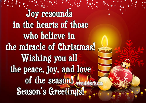 Wish you a merry christmas!!! Christmas Quotes Image