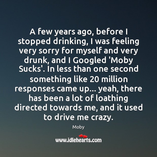 A few years ago, before I stopped drinking, I was feeling very Driving Quotes Image