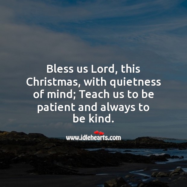 Bless us lord, this christmas Christmas Quotes Image