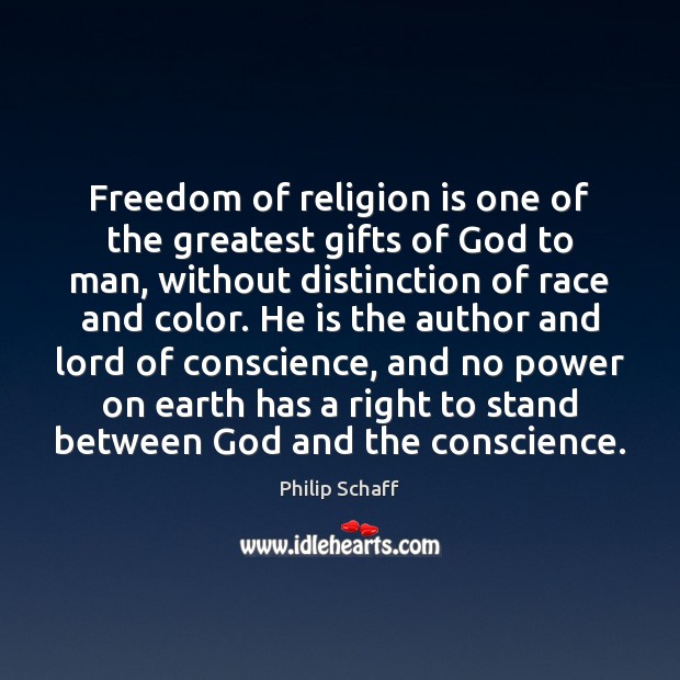 The greatest gift this season — freedom of religion