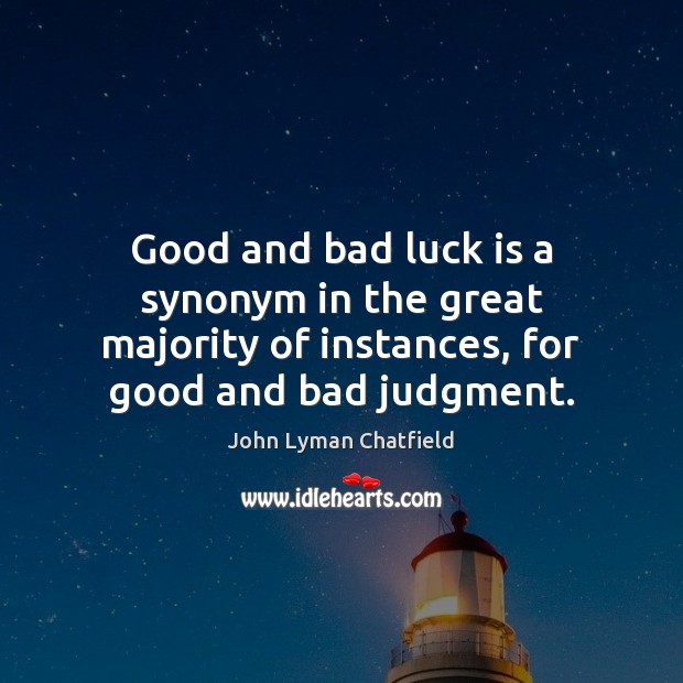 Luck Quotes