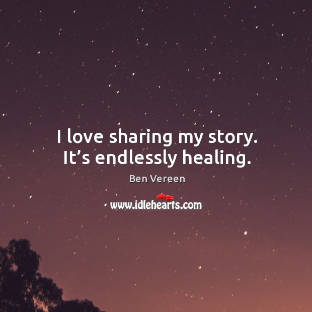 I love sharing my story. It’s endlessly healing. Image