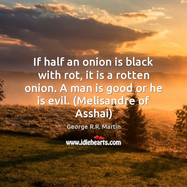 If half an onion is black with rot, it is a rotten Image