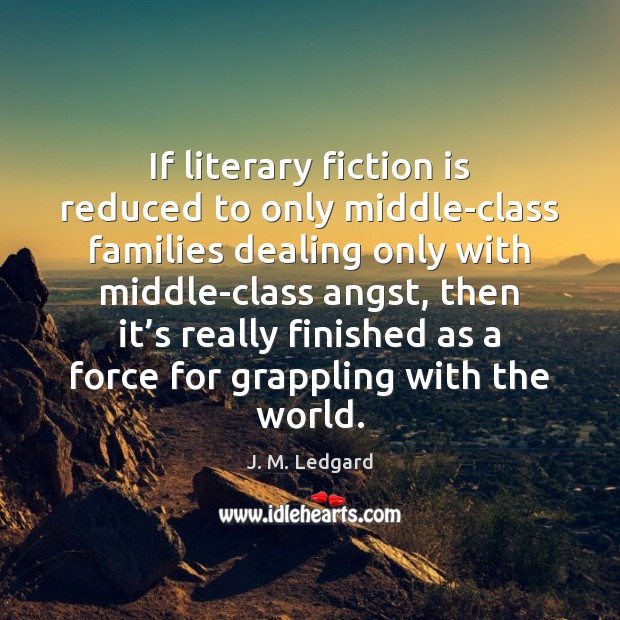 If literary fiction is reduced to only middle-class families dealing only with Image