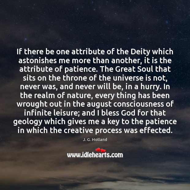 If there be one attribute of the Deity which astonishes me more Nature Quotes Image