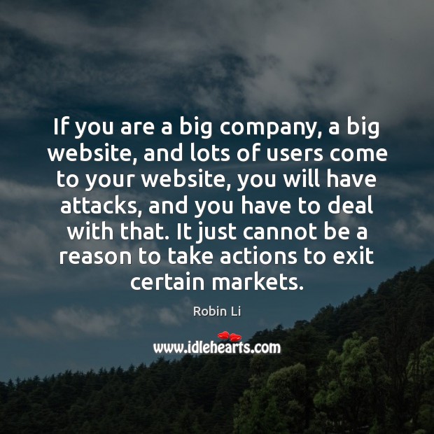 If you are a big company, a big website, and lots of Image