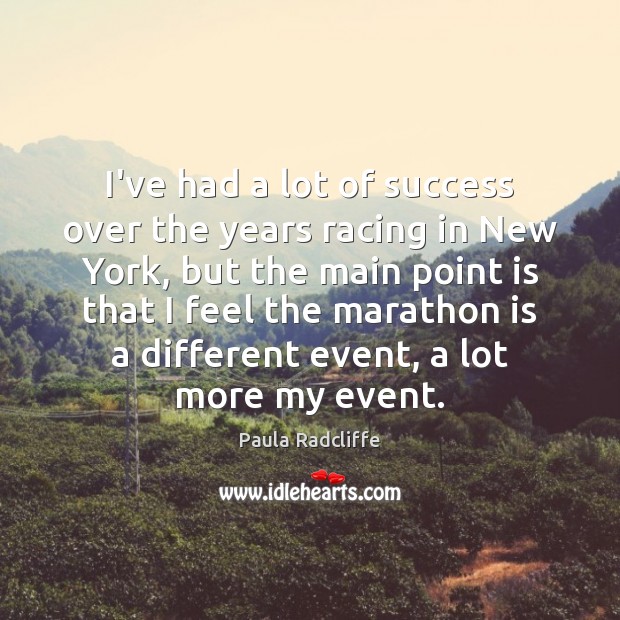 I’ve had a lot of success over the years racing in New Image