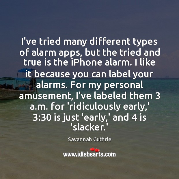 I’ve tried many different types of alarm apps, but the tried and Image