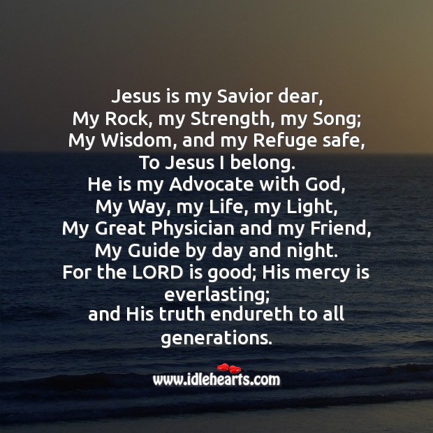 Jesus Is My Savior Quotes