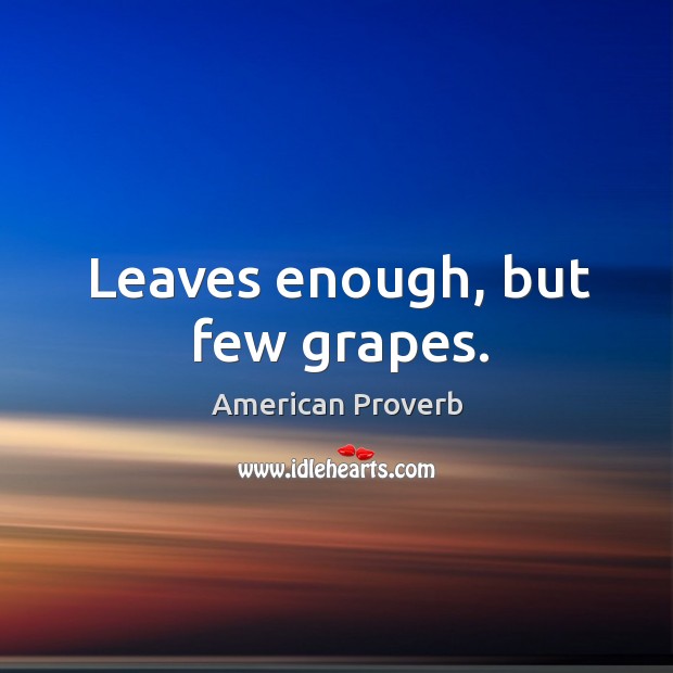 American Proverbs