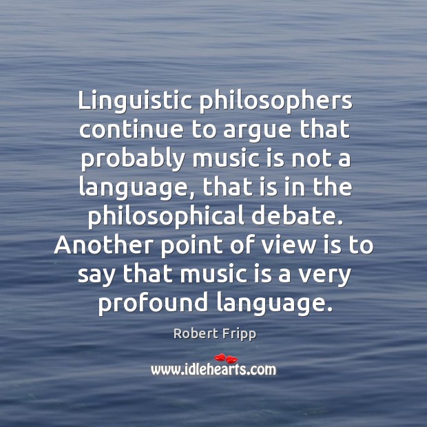 Linguistic philosophers continue to argue that probably music is not a language Image