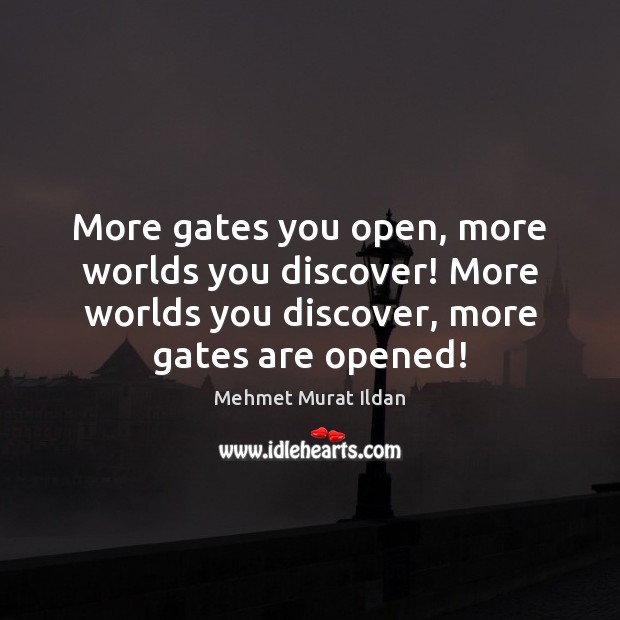 More gates you open, more worlds you discover! More worlds you discover, Image