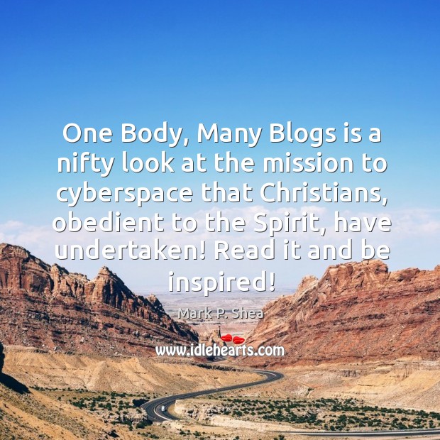 One Body, Many Blogs is a nifty look at the mission to Image