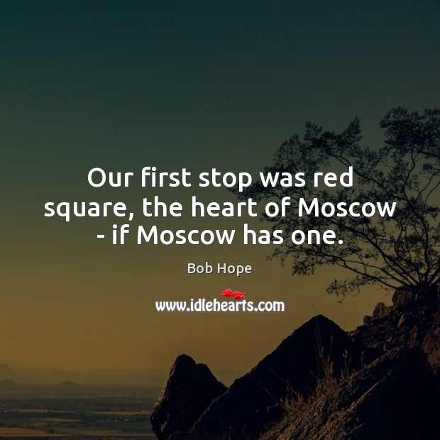 Our first stop was red square, the heart of Moscow – if Moscow has one. Image