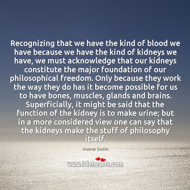 Recognizing that we have the kind of blood we have because we Image