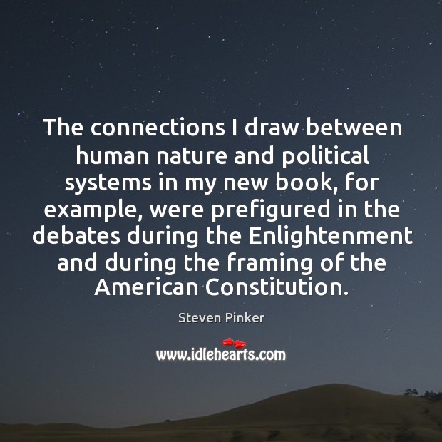 The connections I draw between human nature and political systems in my new book Image