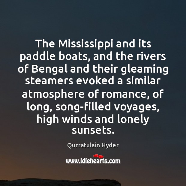 The Mississippi and its paddle boats, and the rivers of Bengal and Image