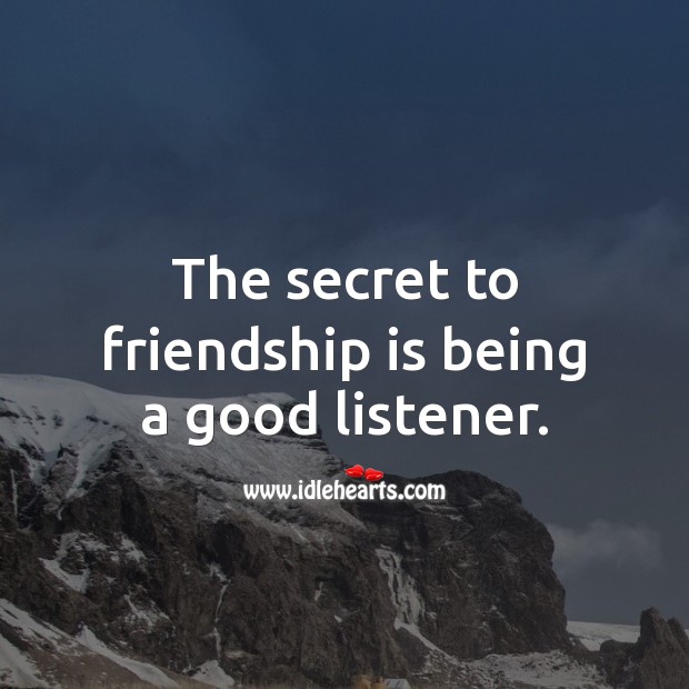 good listener friend essay
