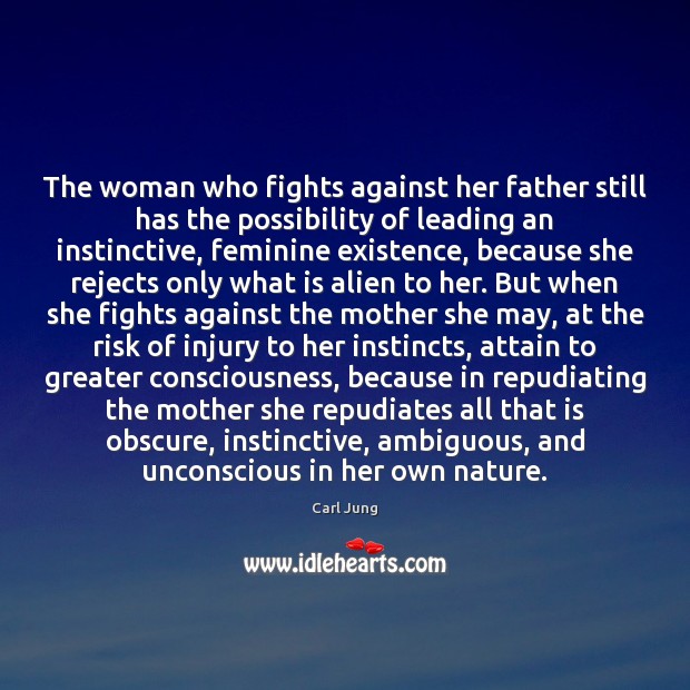 The woman who fights against her father still has the possibility of Image