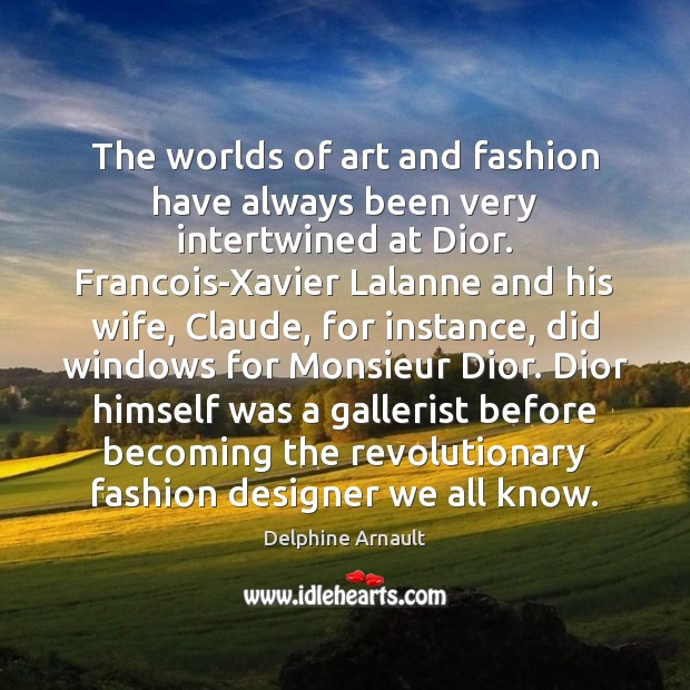 The worlds of art and fashion have always been very intertwined at Image