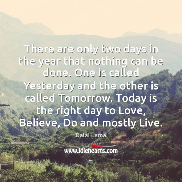dalai lama quotes two days of the year