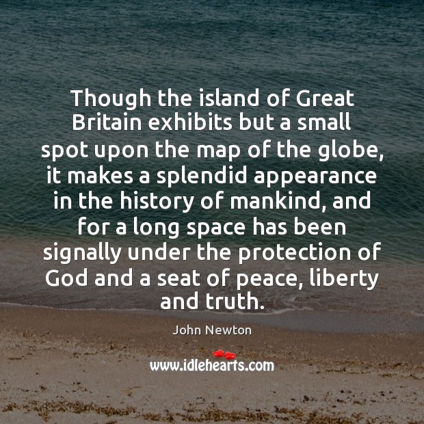 Though the island of Great Britain exhibits but a small spot upon Appearance Quotes Image