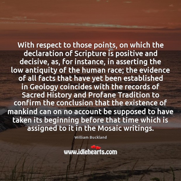 With respect to those points, on which the declaration of Scripture is Respect Quotes Image