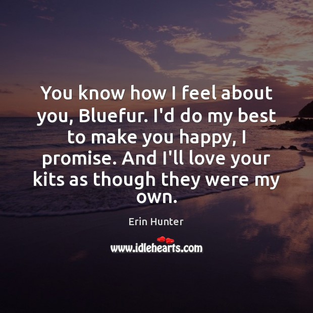 You Know How I Feel About You Bluefur I D Do My Best Idlehearts