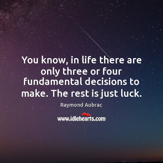 Luck Quotes