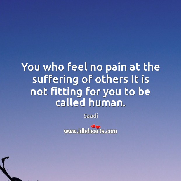 human suffering quotes